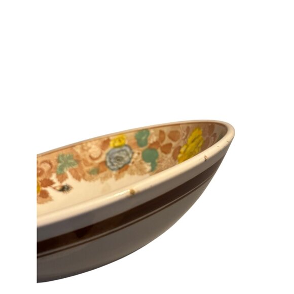 Vintage Nasco Mountain Woodland 11" Round Fruit / Serving Bowl - Picture 3 of 11